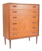 RETRO DANISH HIGH BOY CHEST OF DRAWERS FOR MUNCH MOBLER