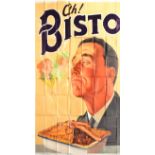 ORIGINAL BISTO POINT OF SALE BILLBOARD ADVERTISING POSTER