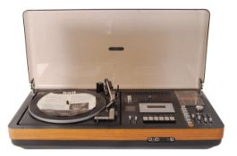 A SPUTNIK ATOMIC STYLE BUSH RECORD PLAYER WITH BSR DECK