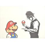 STOP AND SEARCH GRAFFITI ART PRINT BY TRUST ICON