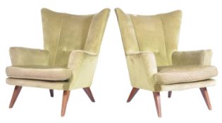 RETRO VINTAGE WING CHAIR / ARMCHAIRS ' MODEL B406C ' FOR G-PLAN