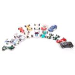 LARGE COLLECTION OF VINTAGE SCALEXTRIC & OTHER SLOT RACING CARS