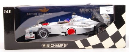 MINICHAMPS 1:18 SCALE FORMULA 1 RACING CAR DIECAST MODEL