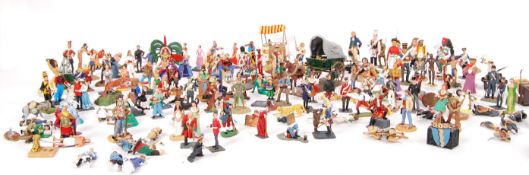 ASSORTED DIECAST AND WHITE METAL MINIATURE MODEL FIGURES