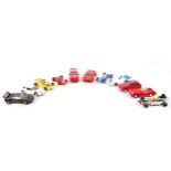 ASSORTED VINTAGE SCALEXTRIC SLOT RACING CARS