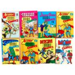 VINTAGE BRITISH 1960'S ' DOUBLE DOUBLE ' MARVEL / DC COMIC BOOKS
