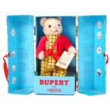 RARE MERRYTHOUGHT LIMITED EDITION ' RUPERT & FRIENDS ' TEDDY BEAR