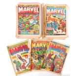 VINTAGE 1970'S ' THE MIGHTY WORLD OF MARVEL ' COMICS / COMIC BOOKS