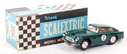 RARE VINTAGE TRIANG SCALEXTRIC ASTON MARTIN WITH LIGHTS CAR