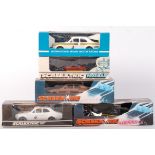 COLLECTION OF VINTAGE BOXED FORD ESCORT SCALEXTRIC SLOT RACING CARS