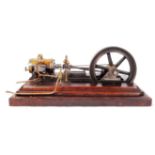 RARE EARLY LARGE SCALE HORIZONTAL LIVE STEAM ENGINE PLANT