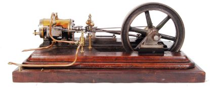 RARE EARLY LARGE SCALE HORIZONTAL LIVE STEAM ENGINE PLANT