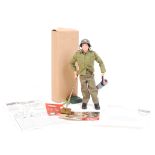 RARE VINTAGE PALITOY ACTION MAN MAIL-AWAY FIGURE & UNIFORM