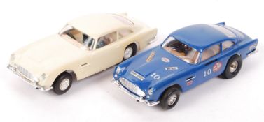 VINTAGE AIRFIX SLOT RACING SCALEXTRIC STYLE ASTON MARTIN CARS
