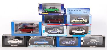 ASSORTED 1:43 SCALE PRECISION BOXED DIECAST MODEL CARS