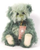 CHARLIE BEARS MINIMO COLLECTION TEDDY BEAR ' MUSHY PEA '