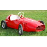 VINTAGE TRIANG MADE VANWALL FERRARI GRAND PRIX PEDAL CAR