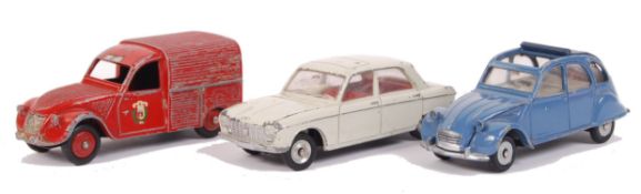 RARE VINTAGE FRENCH DINKY DIECAST MODELS