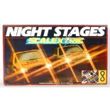 VINTAGE SCALEXTRIC ' NIGHT STAGES ' SLOT CAR RACING SET