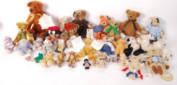 TEDDY BEAR COLLECTION - LARGE COLLECTION OF ARTIST TEDDY BEARS