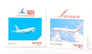 HERPA 1:500 SCALE PRECISION DIECAST MODEL AIRCRAFT