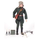 VINTAGE PALITOY ACTION MAN ' RUSSIAN INFANTRY ' FIGURE & UNIFORM