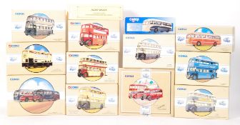 LARGE COLLECTION OF CORGI COMMERCIALS & BUSES DIEC