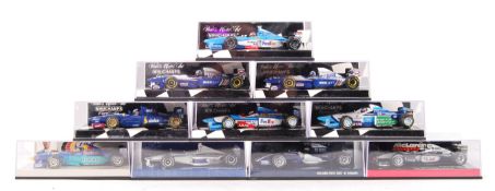 MINICHAMPS 1:43 SCALE DIECAST MODEL FORMULA 1 RACING CARS