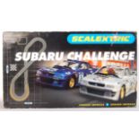 SCALEXTRIC ' SUBARU CHALLENGE ' SLOT CAR RACING SET