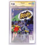 RARE BATMAN '66 #1 DC COMICS SIGNED COMIC BOOK CELEBRITY AUTHENTICS