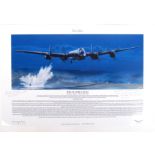 ' THE DAMBUSTERS ' DIGITAL ARTWORK PRINT - SIGNED X2