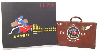 INCREDIBLY RARE 408 SQUADRON PERSONAL EFFECTS & LANCASTER NOSE ART