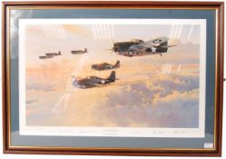 ' IN GALLANT COMPANY ' ROBERT TAYLOR LIMITED EDITION SIGNED PRINT