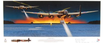 ' MIDNIGHT ATTACK ' - JOHN S. FOX LIMITED EDITION SIGNED PRINT