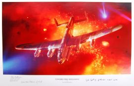 ' TOWARD THE INFERNO II ' PIOTR FORKASIEWICZ AUTOGRAPHED PRINT