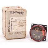 ORIGINAL WWII LANCASTER BOMBER COCKPIT ' BOOST ' GAUGE