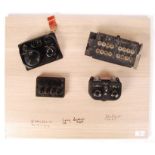 RARE ORIGINAL LANCASTER BOMB SIGHT SWITCHES & AUTOGRAPHS