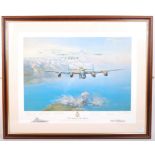 ' SINKING OF THE TIRPITZ ' FRANK WOOTTON AUTOGRAPHED PRINT