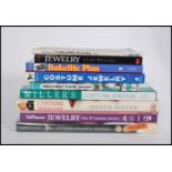 A collection of 10 Jewellery reference books to include; Bakelite pins Schiffer, Price Guide to