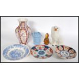 A collection of various vintage ceramics and effec