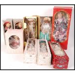 ASSORTED BOXED COLLECTORS PORCELAIN DOLLS