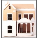 CONTEMPORARY PART FINISHED DOLLS HOUSE WITH SHOP F