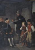 ASCRIBED TO WILLIAM HEMSLEY (1819-1893) OIL ON CANVAS PAINTING OF CHILDREN