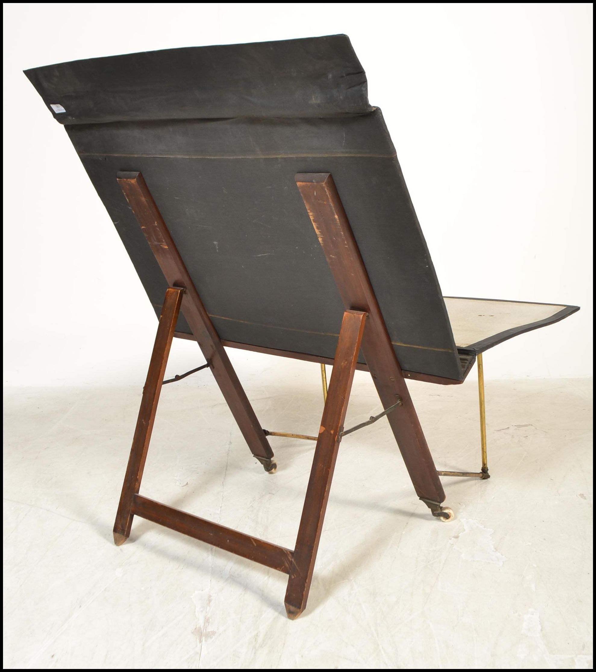 19TH CENTURY MAHOGANY FOLDER FOLIO LEDGER EASEL STAND - Image 8 of 8