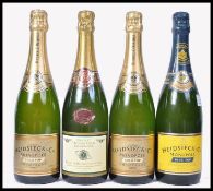 FOUR BOTTLES OF CHAMPAGNE - HEIDSEICK, BENTLEY DRIVERS CLUB ETC