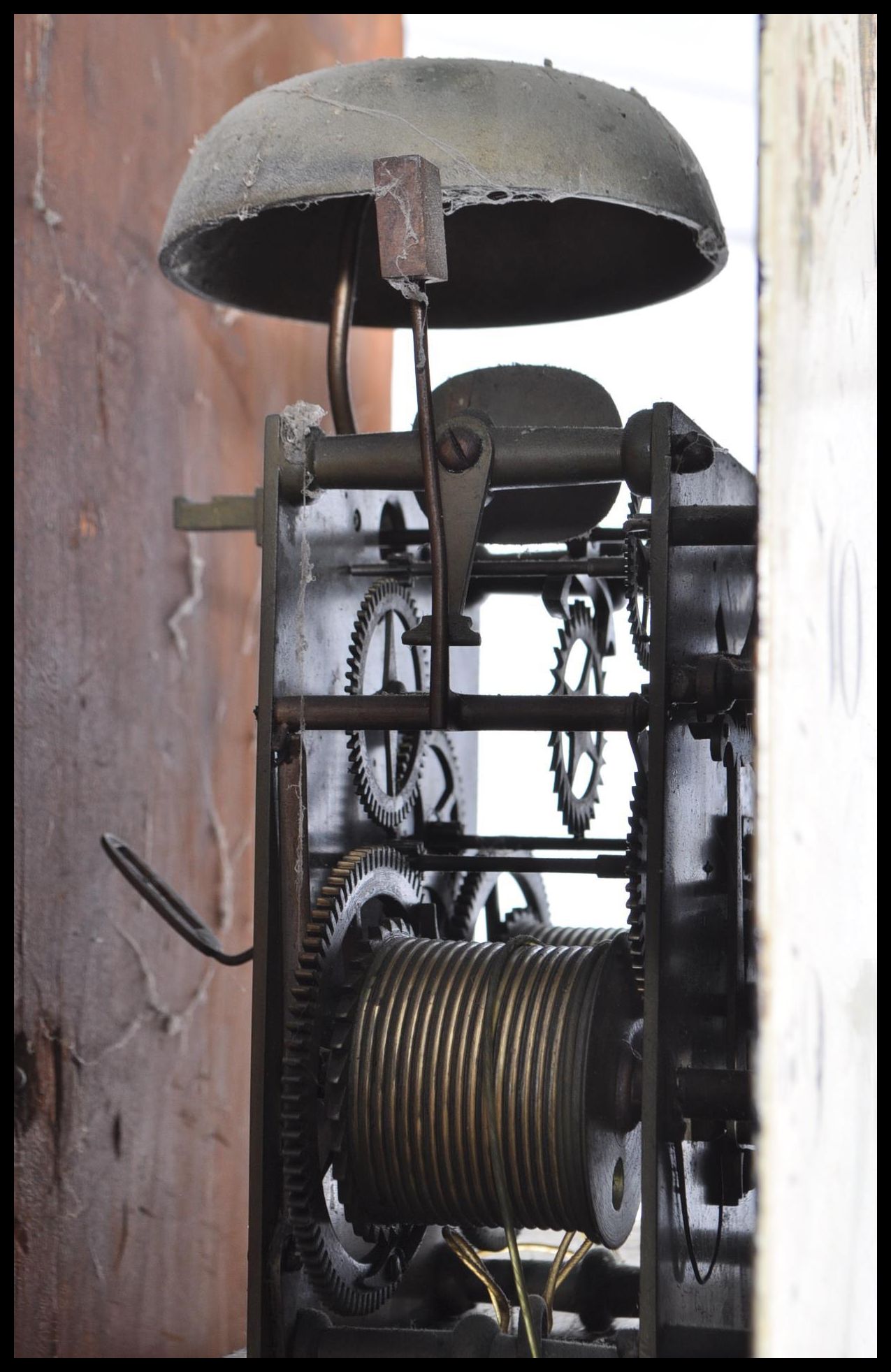 19TH CENTURY MAHOGANY LONG CASE CLOCK BY GEORGE LEWTON KINGSWOOD BRISTOL - Image 13 of 18