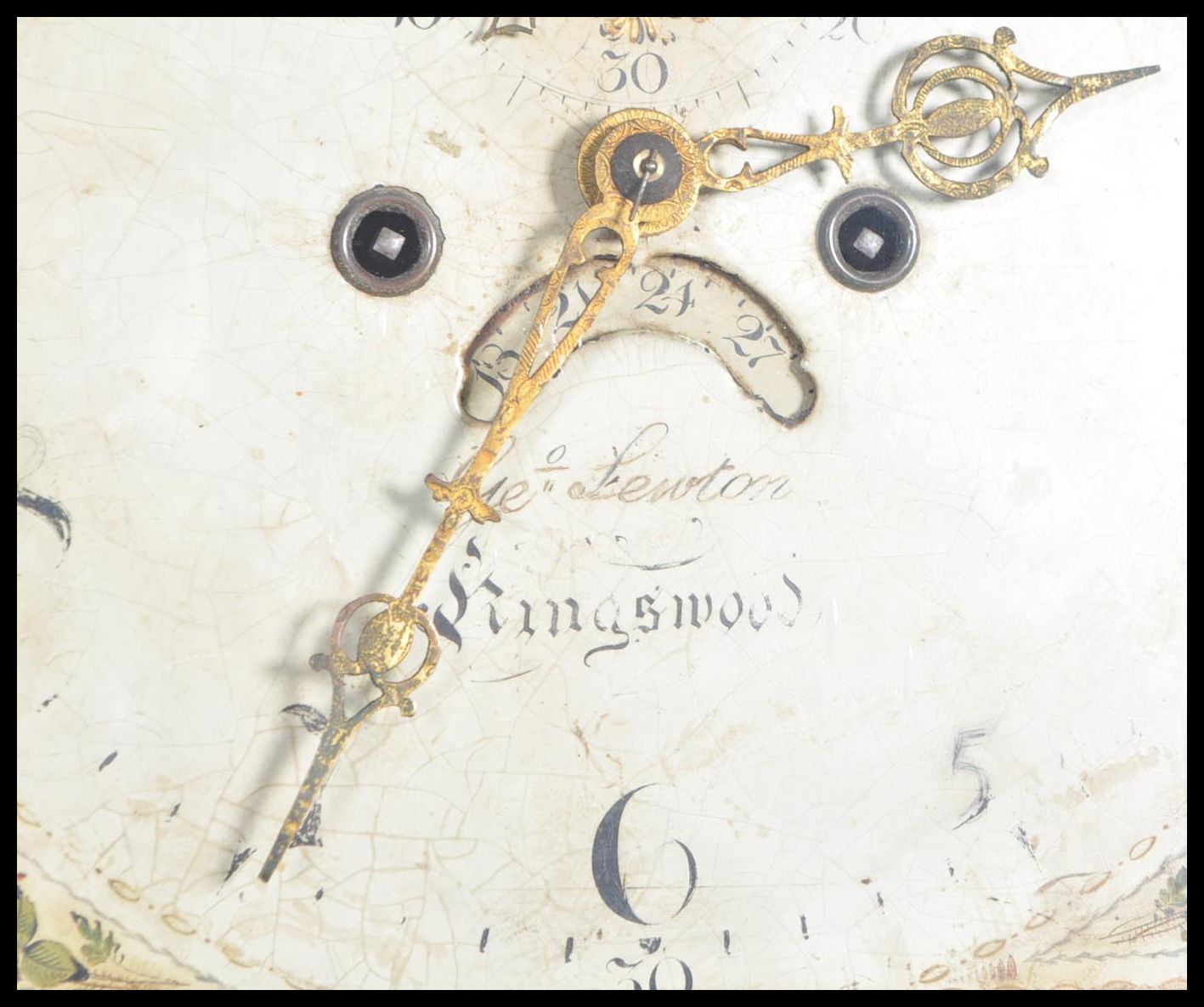 19TH CENTURY MAHOGANY LONG CASE CLOCK BY GEORGE LEWTON KINGSWOOD BRISTOL - Image 3 of 18