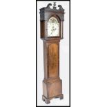 19TH CENTURY MAHOGANY LONG CASE CLOCK BY GEORGE LEWTON KINGSWOOD BRISTOL