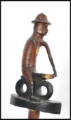 EARLY 20TH CENTURY AFRICAN TRIBAL STAFF STICK EXPLORER BICYCLE
