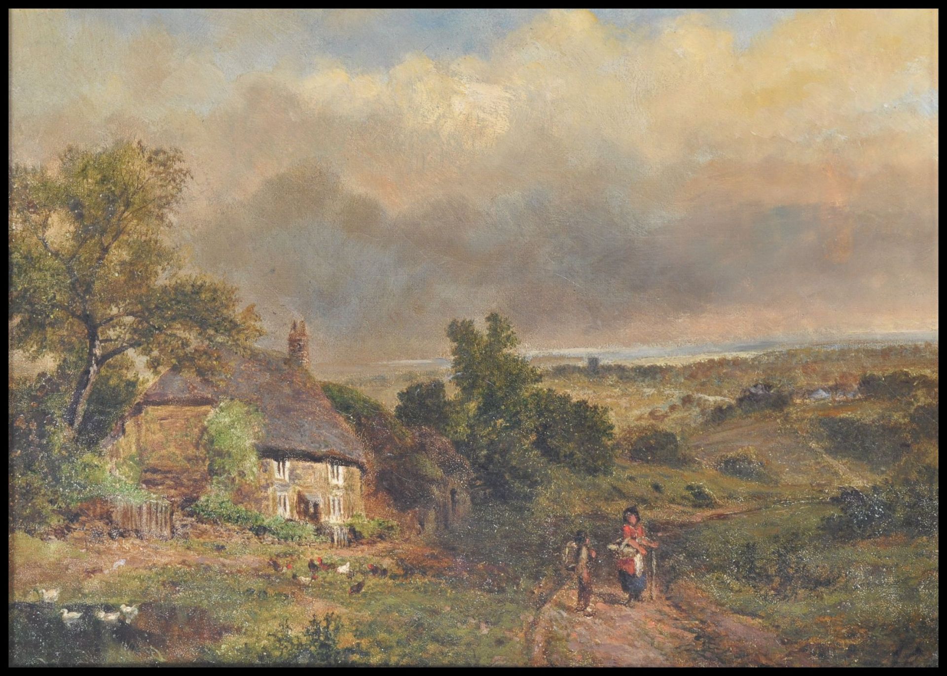 JAMES PEEL (1811-1906) RBA PAIR OF OIL ON CANVAS LANDSCAPE NORTH COUNTY PAINTINGS - Bild 5 aus 7